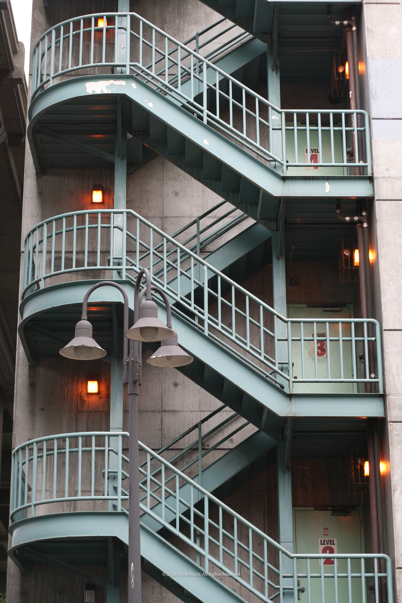 Parking Lot Stairs